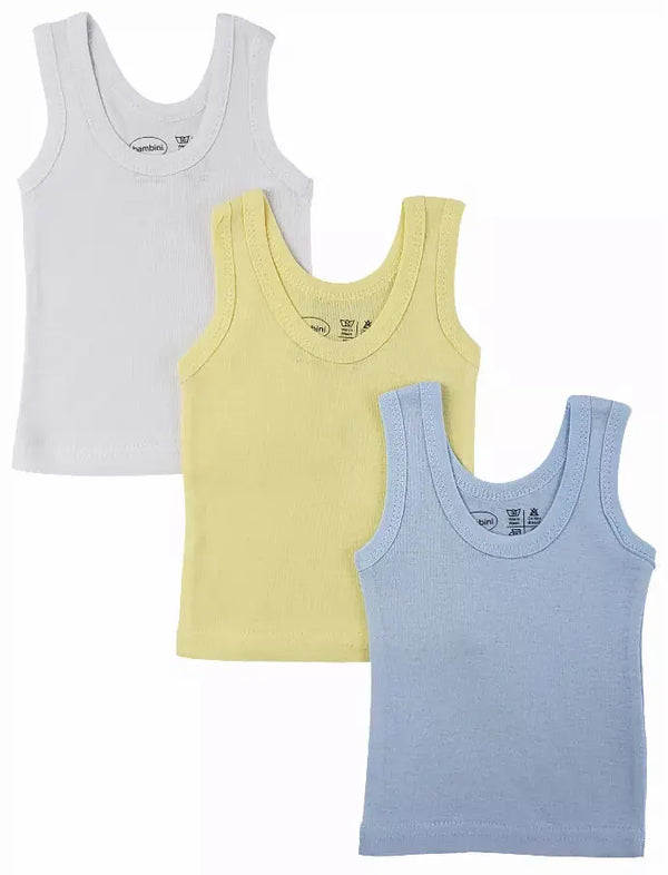 Bambini Boys Pastel Tank Top Variety Pack Bambini