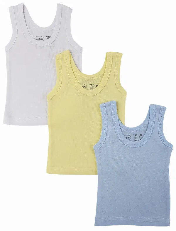 Bambini Boys Pastel Tank Top Variety Pack Bambini