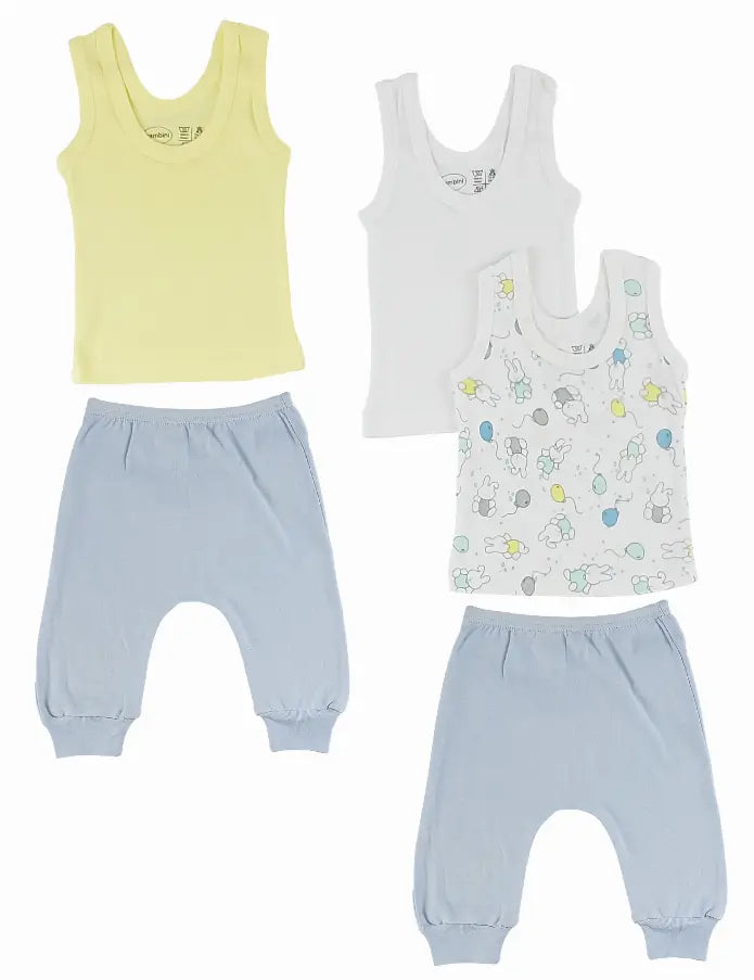 Bambini Boys Tank Tops and Joggers Bambini