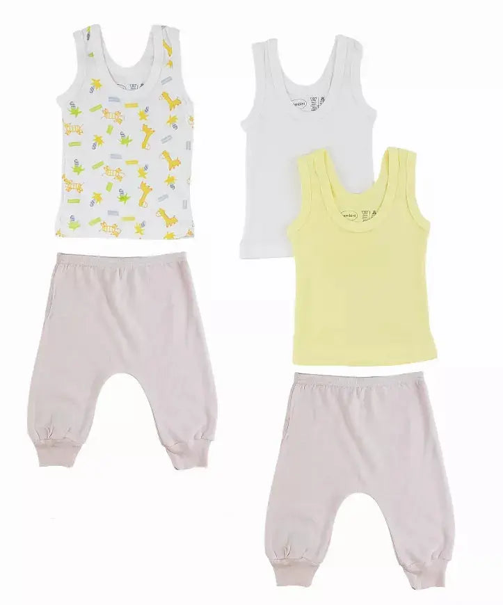 Bambini Girls Tank Tops and Joggers Bambini