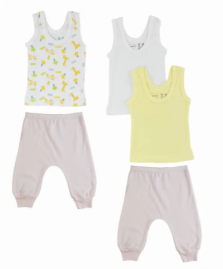 Bambini Girls Tank Tops and Joggers Bambini
