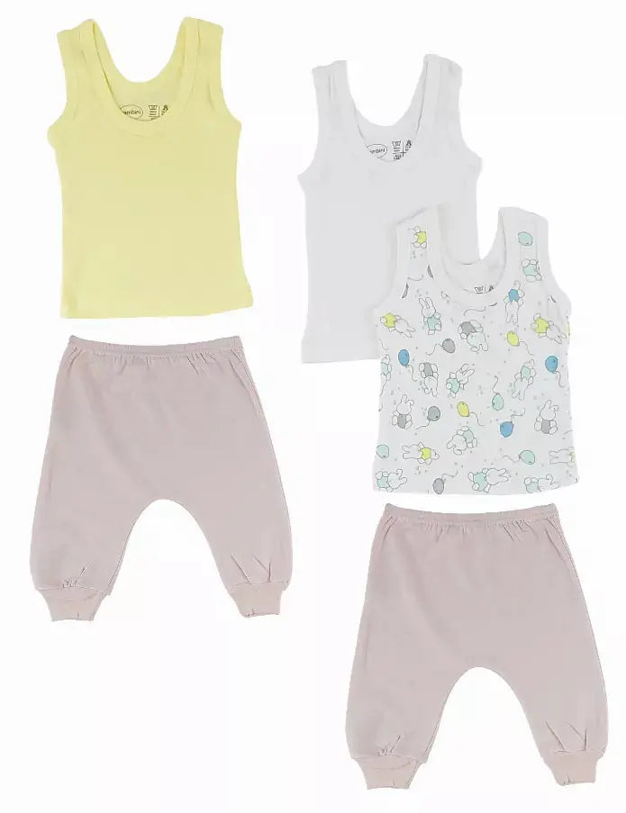 Bambini Girls Tank Tops and Joggers Bambini