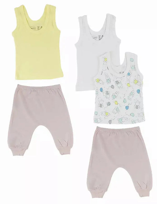 Bambini Girls Tank Tops and Joggers Bambini