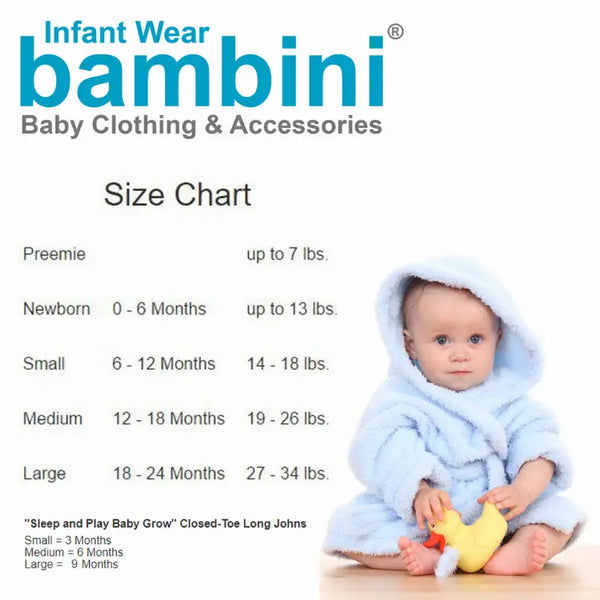 Bambini Hooded Towel, Wash Clothes, Bath Mitten and Robe Bambini