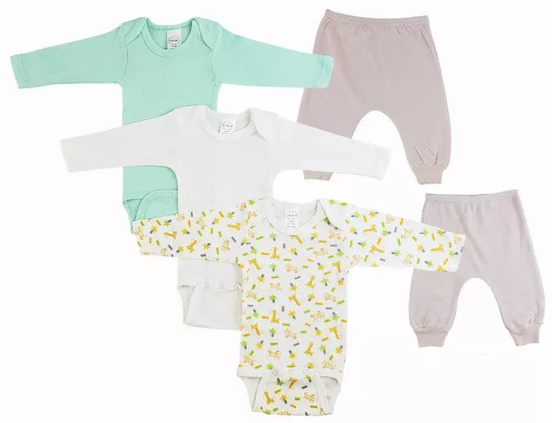 Bambini Infant Girls Long Sleeve Onezies and Joggers Bambini