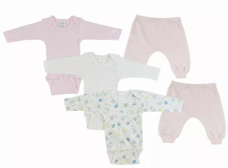 Bambini Infant Girls Long Sleeve Onezies and Joggers Bambini