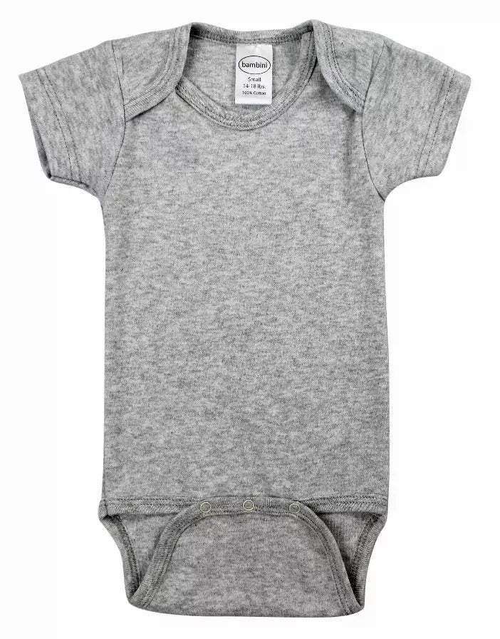 Bambini Interlock Short Sleeve Bodysuit Onezie Bambini