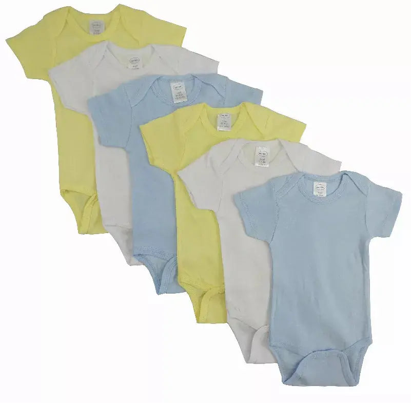Bambini Pastel Boys' Short Sleeve 6 Pack Bambini