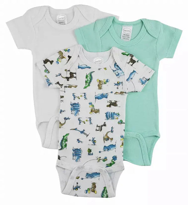 Bambini Short Sleeve One Piece 3 Pack Bambini