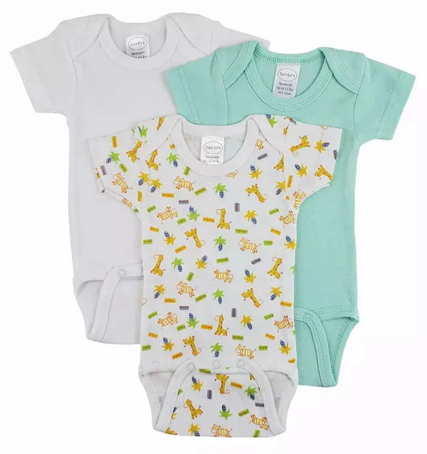 Bambini Short Sleeve One Piece 3 Pack Bambini