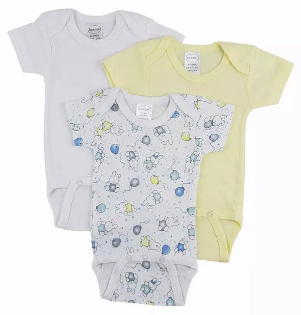 Bambini Short Sleeve One Piece 3 Pack Bambini