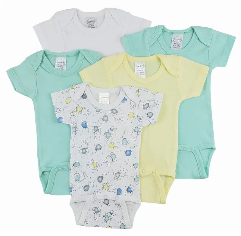Bambini Short Sleeve One Piece 5 Pack Bambini