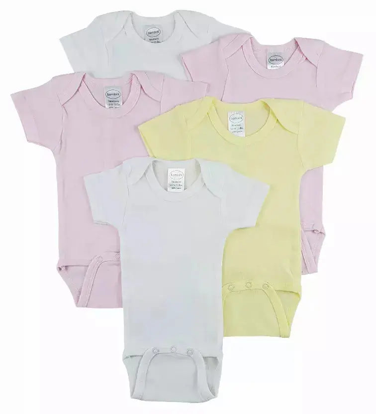 Bambini Short Sleeve One Piece 5 Pack Bambini
