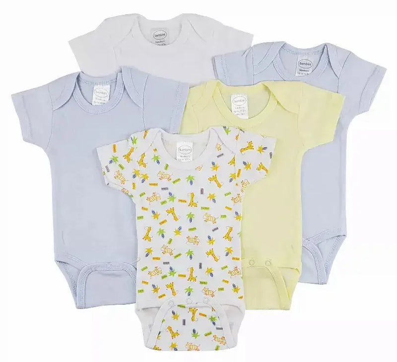 Bambini Short Sleeve One Piece 5 Pack Bambini