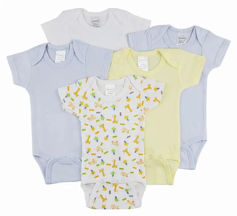Bambini Short Sleeve One Piece 5 Pack Bambini