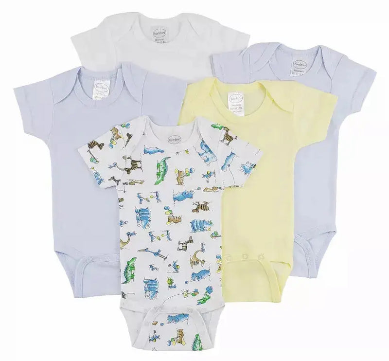 Bambini Short Sleeve One Piece 5 Pack Bambini