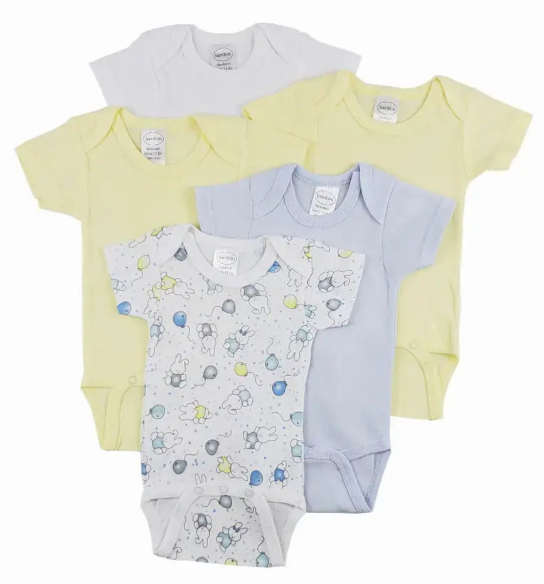 Bambini Short Sleeve One Piece 5 Pack Bambini