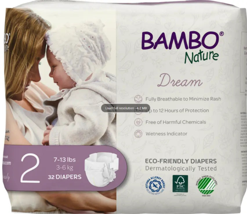 Bambo Nature Baby Diapers Size 2 Abena