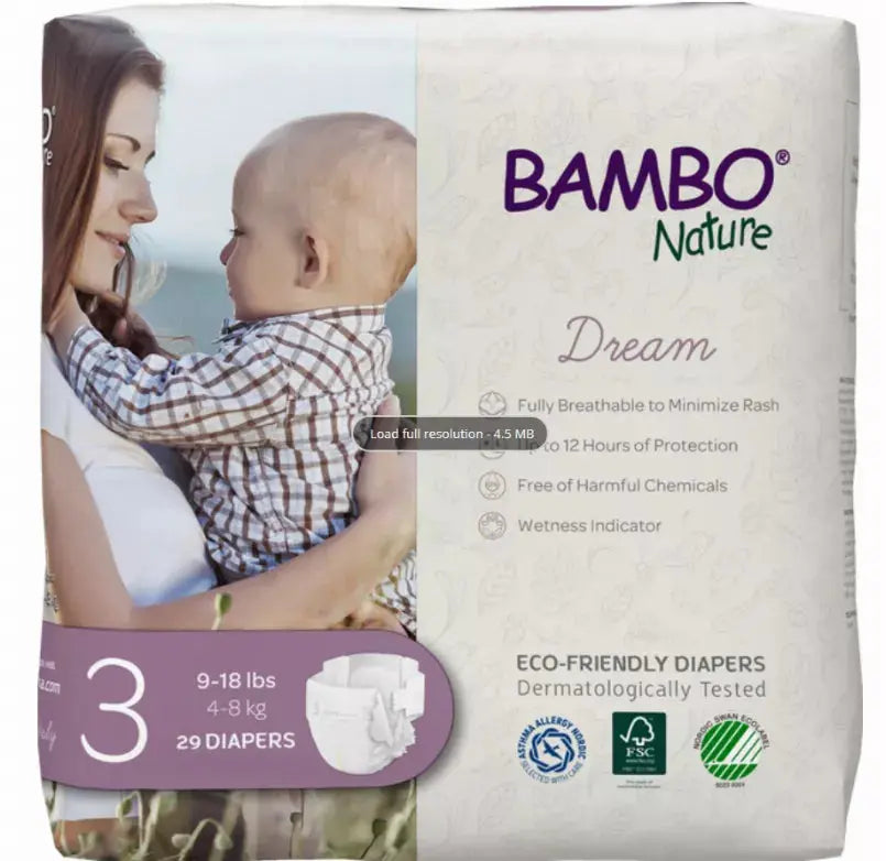 Bambo Nature Baby Diapers Size 3 Abena