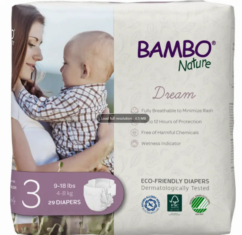 Bambo Nature Baby Diapers Size 3 Abena