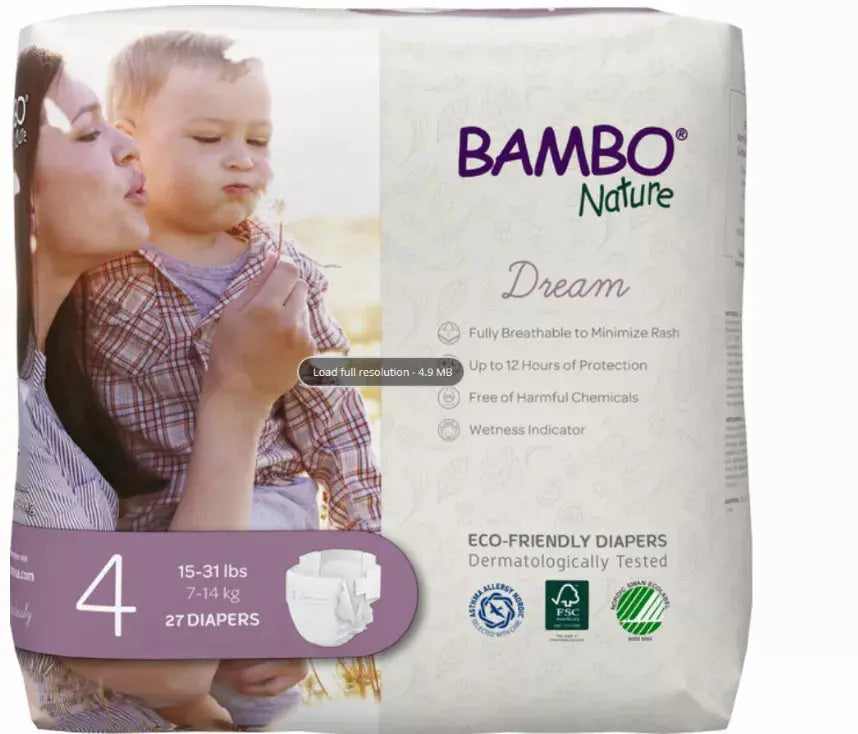 Bambo Nature Baby Diapers Size 4 Abena