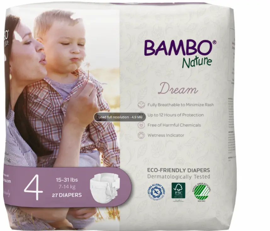 Bambo Nature Baby Diapers Size 4 Abena