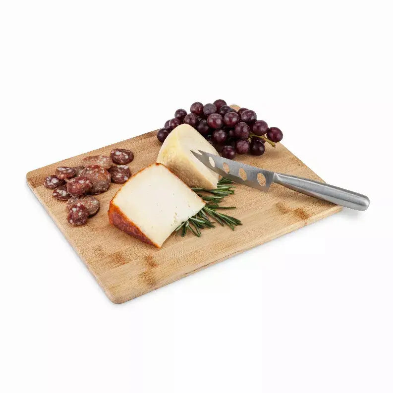 Bamboo Board & Knife Set True Brands