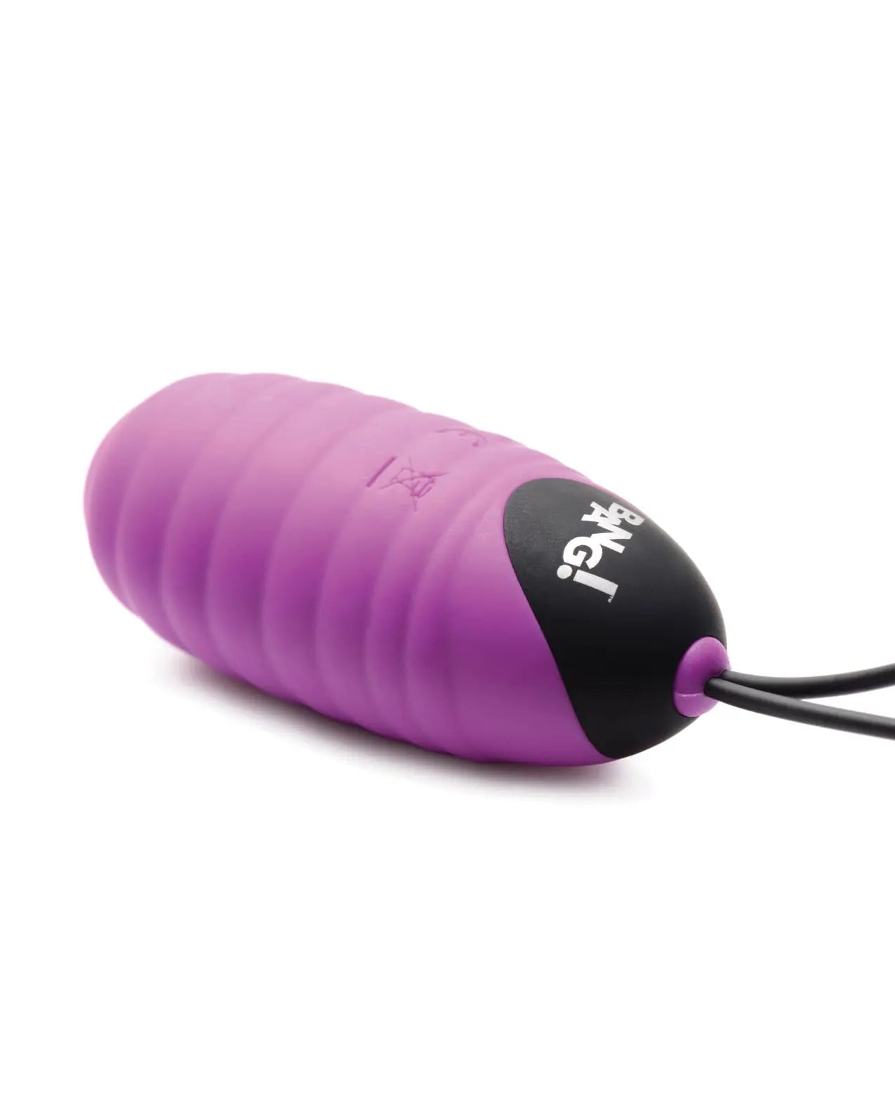 Bang! 28X Ribbed Silicone Egg w/Remote Control - Purple Xr LLC
