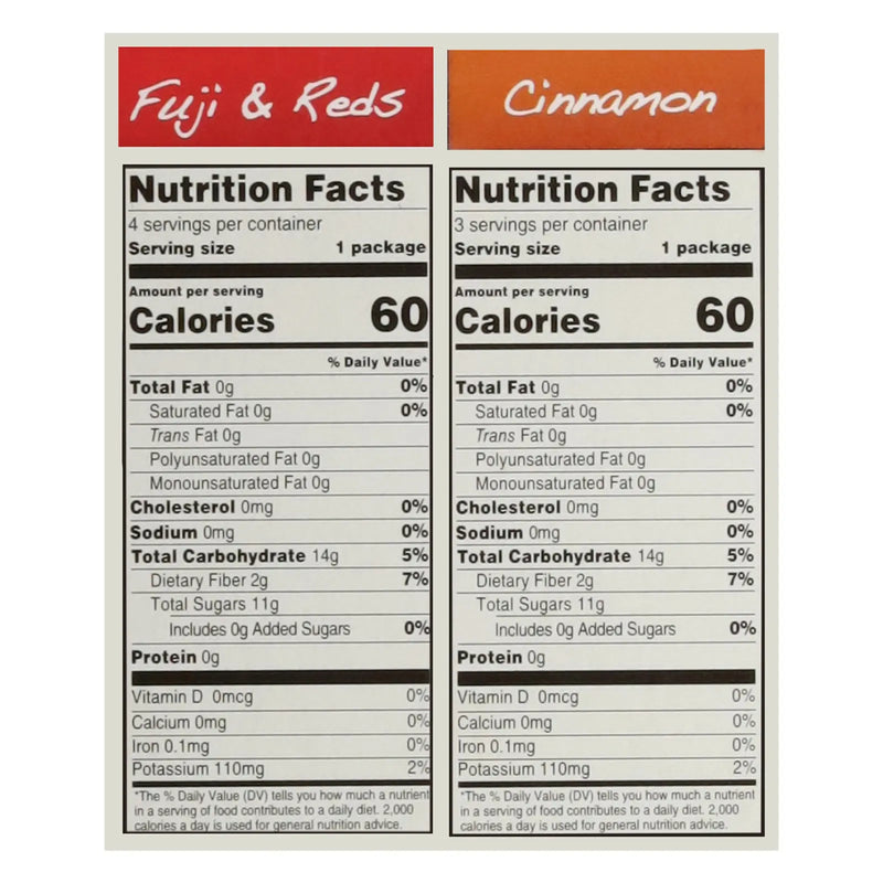 Bare Fruit - Apple Chip Variety Snpk - Case Of 6 - 7/.53 Oz Bare Fruit