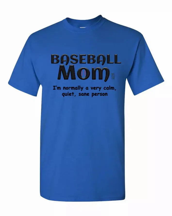 Baseball Mom T-Shirt Bad Baby Inc