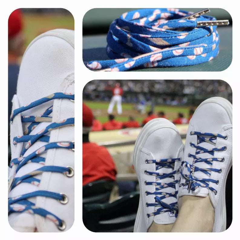 Baseball Shoelaces with Metal Tips Cutelaces