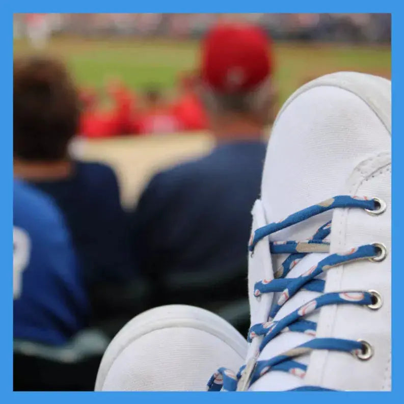Baseball Shoelaces with Metal Tips Cutelaces