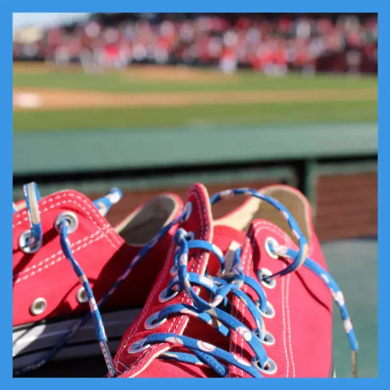 Baseball Shoelaces with Metal Tips Cutelaces
