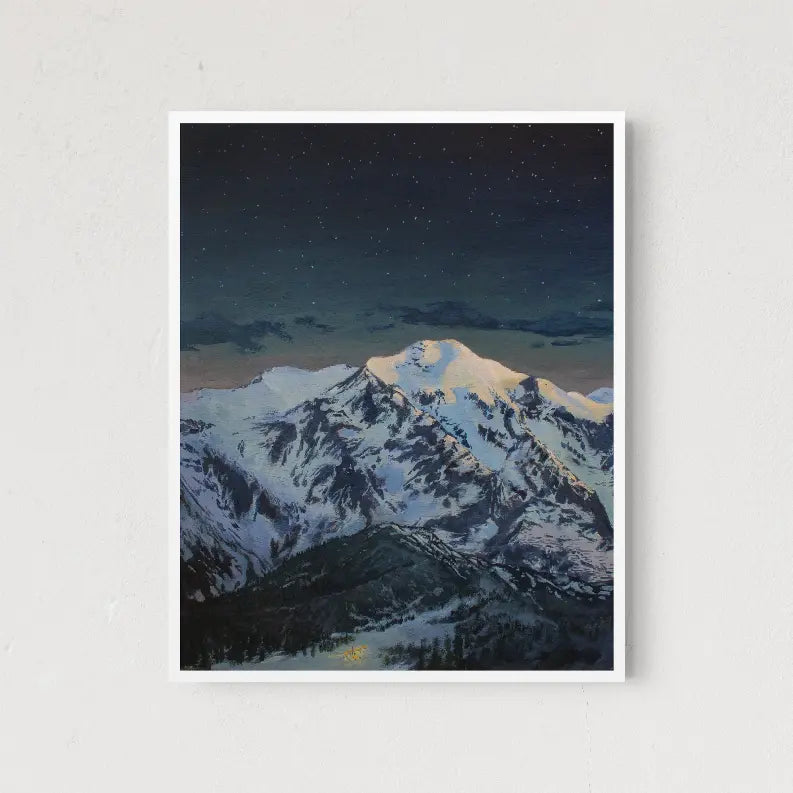 Basecamp at Sunset The Crafted Prints