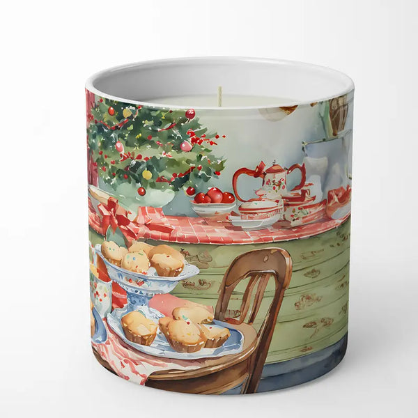 Basenji Christmas Cookies Decorative Soy Candle Caroline's Treasures