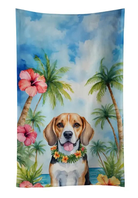 Basenji Luau Pair of Pot Holders Caroline's Treasures