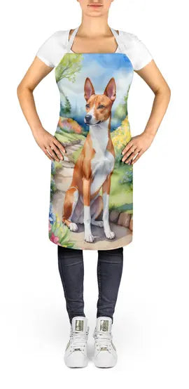 Basenji Spring Garden Apron Caroline's Treasures