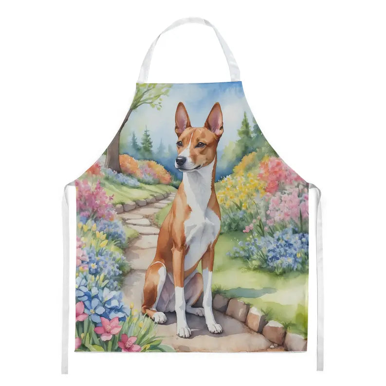 Basenji Spring Garden Apron Caroline's Treasures
