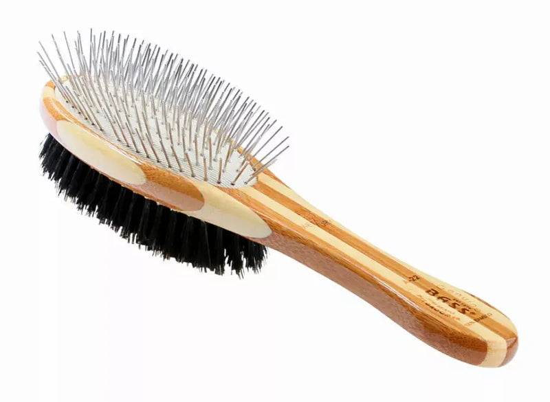 Bass Brushes- Dual Sided Pet Brush Oval Style Bass Brushes