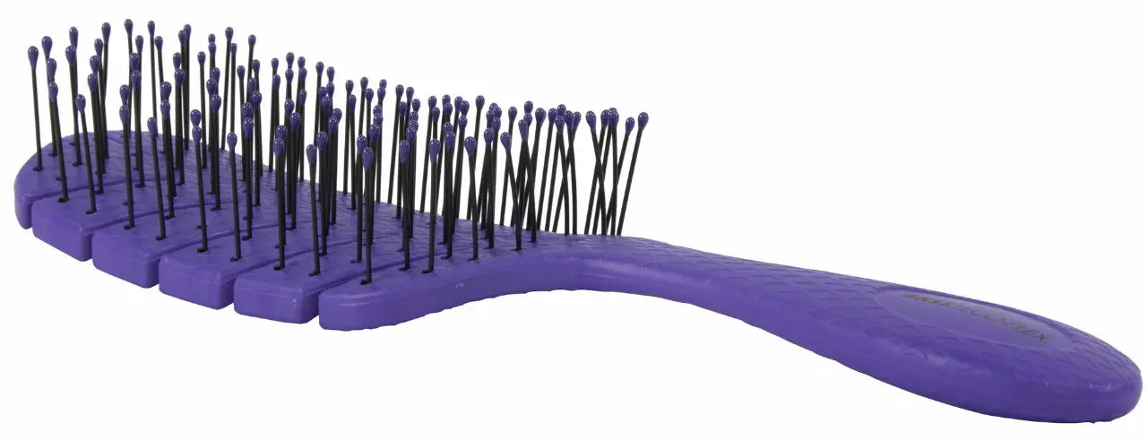 Bass Brushes- The BIO-FLEX  Detangling Hair Brush Leaf Shape Bass Brushes