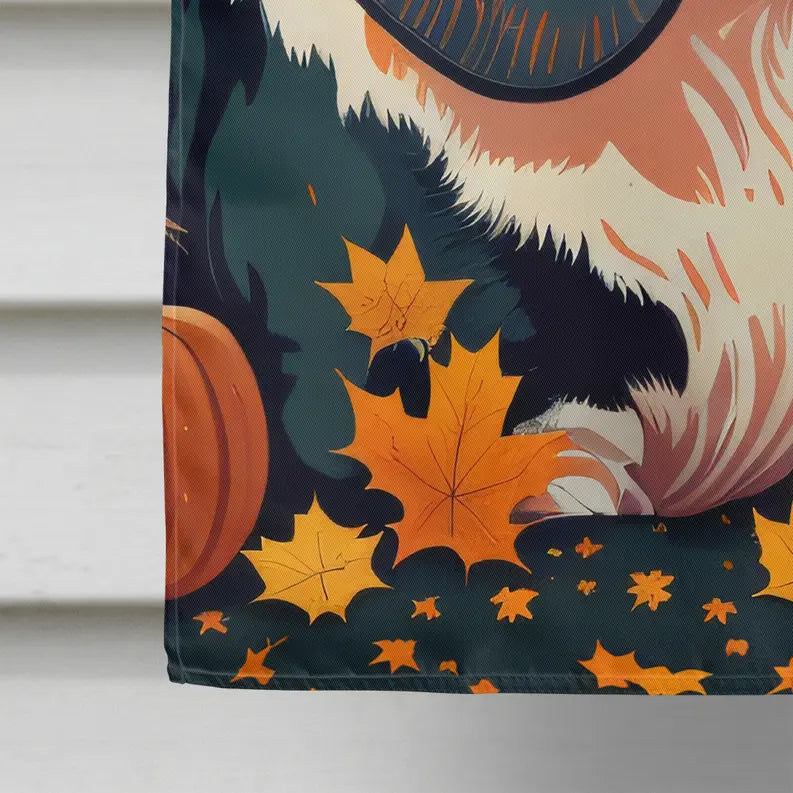 Basset Hound Fall House Flag Caroline's Treasures
