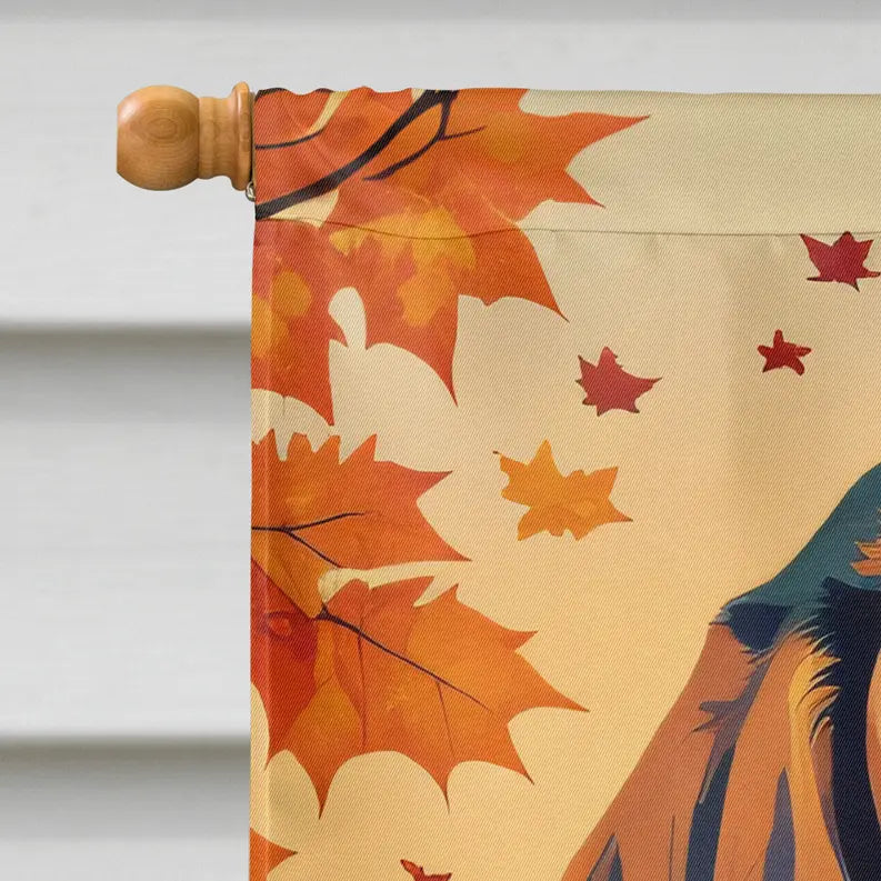 Basset Hound Fall House Flag Caroline's Treasures