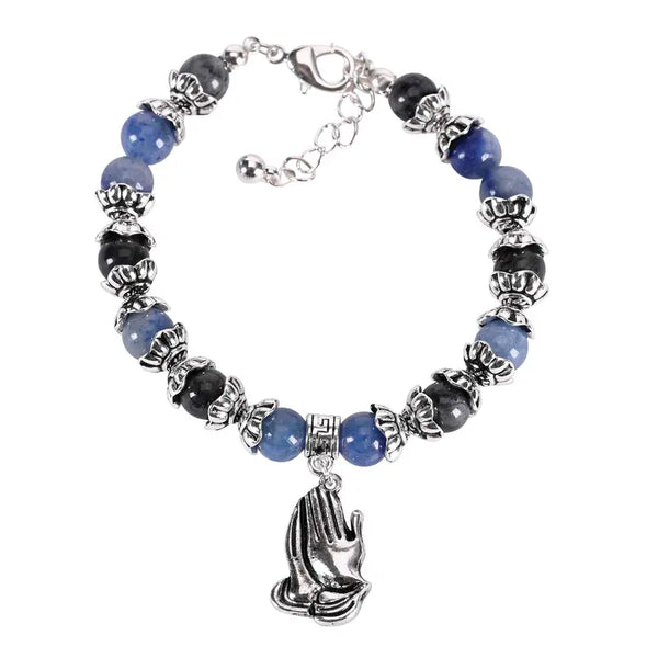 Bead Bracelet Serenity Prayer Blue Dicksons Inc