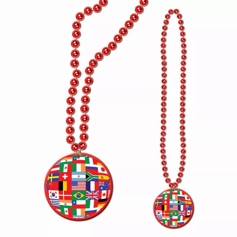 Beads with Medallion Beistle