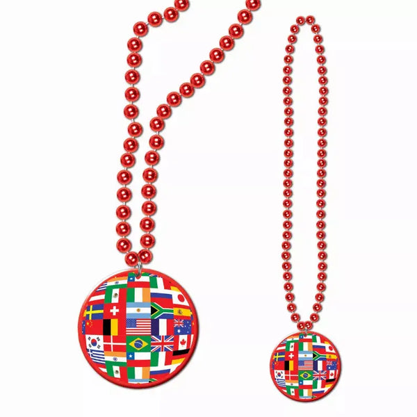 Beads with Medallion Beistle