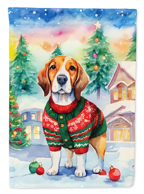 Beagle Christmas Garden Flag Caroline's Treasures