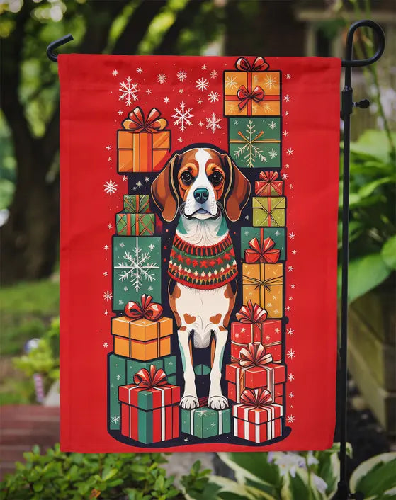 Beagle Holiday Christmas Garden Flag Caroline's Treasures