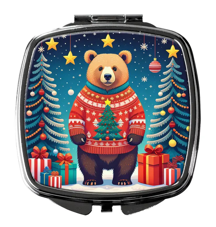 Bear Christmas Compact Mirror Caroline's Treasures