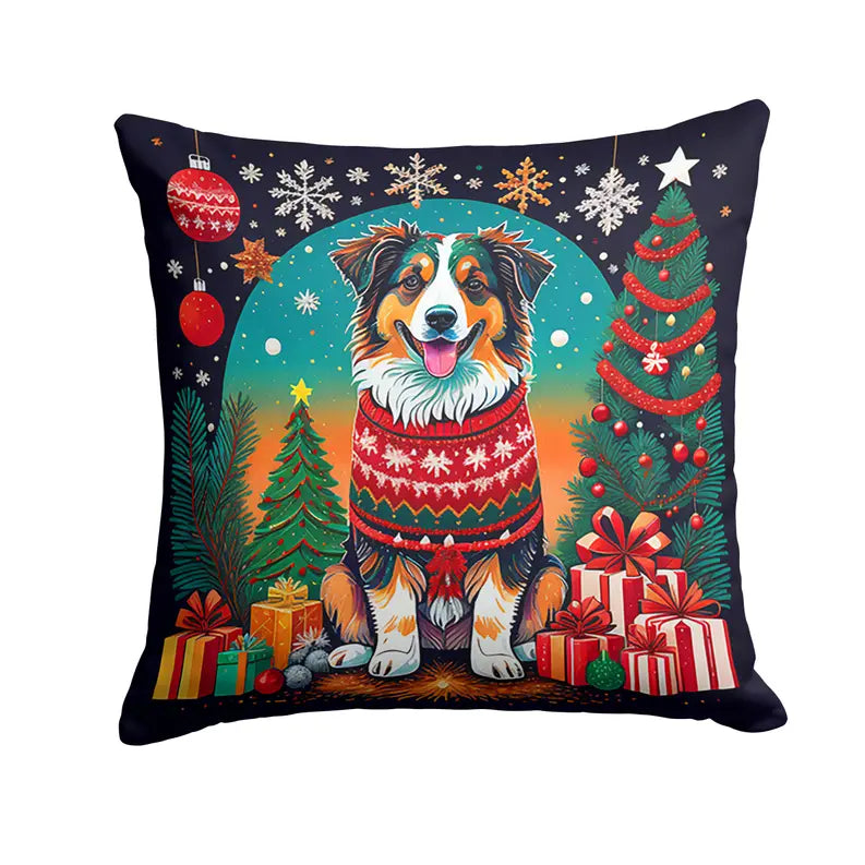 Bearded Collie Christmas Foam Coasters Caroline's Treasures