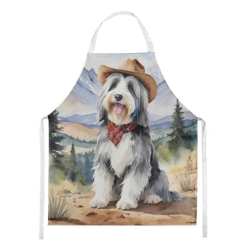 Bearded Collie Cowboy Welcome Apron Caroline's Treasures